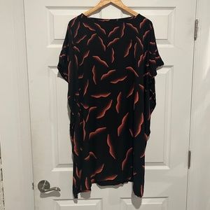 Diane Vin Furstenberg Vintage Lip Print  Dress